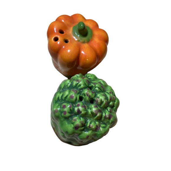 Asparagus Pepper/Pumpkin Salt Pepper SMALL Shaker Set - Picture 5 of 8